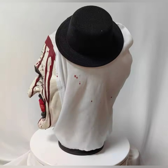 Terrifier Mask Art the Clown Mask Scary Killer Clown Mask Christmas, New-year! - Picture 2 of 5
